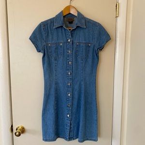 90’s VintageBlue Denim Dress